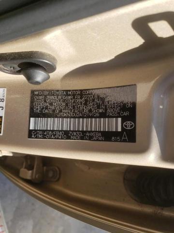 Photo 10 from auction – 2010 TOYOTA PRIUS with VIN JTDKN3DU2A1219126