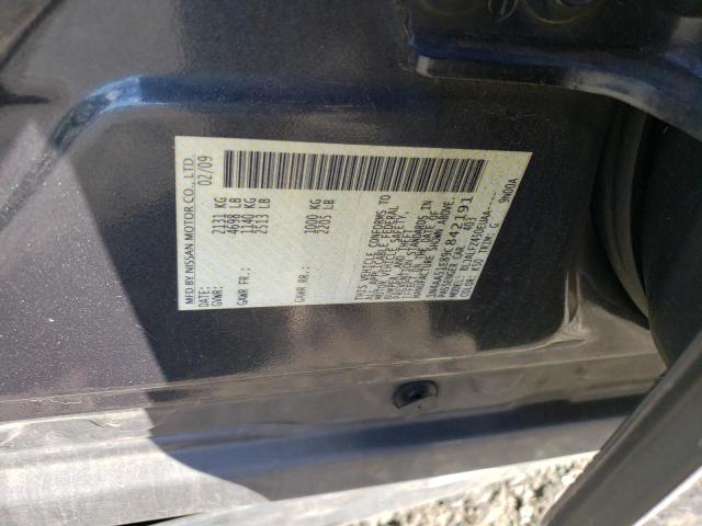 Photo 10 from auction – 2009 NISSAN MAXIMA S with VIN 1N4AA51E89C842191