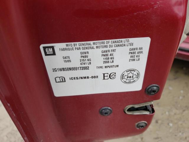 Photo 10 from auction – 2006 CHEVROLET IMPALA LS with VIN 2G1WB58N669172882