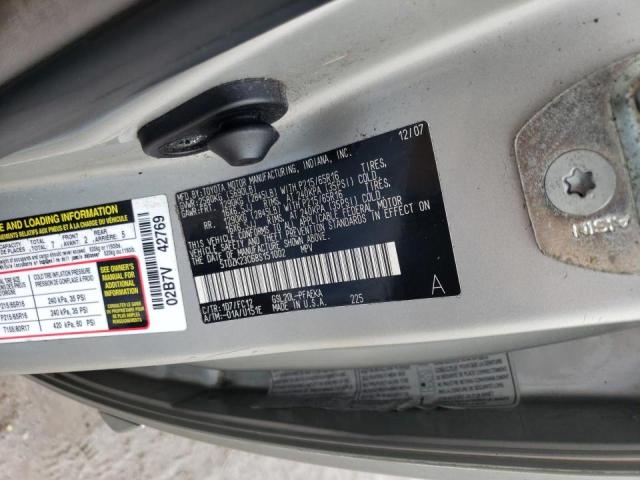 Photo 10 from auction – 2008 TOYOTA SIENNA with VIN 5TDZK23C68S151002