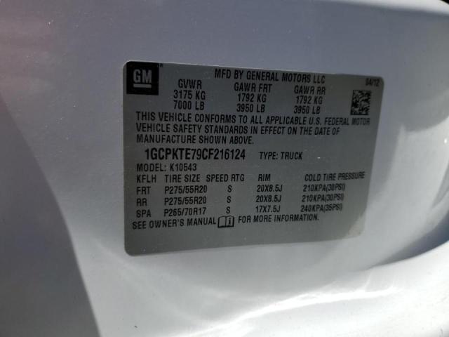 Photo 10 from auction – 2012 CHEVROLET SILV1500 2 with VIN 1GCPKTE79CF216124