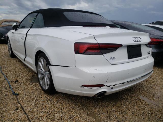 Photo 3 from auction – 2018 AUDI A5 PREMIUM with VIN WAUYNGF52JN007145