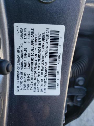 Photo 10 from auction – 2018 HONDA CIVIC LX with VIN 2HGFC2F5XJH520561
