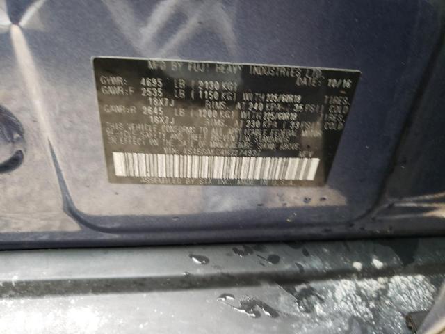 Photo 10 from auction – 2017 SUBARU OUTBACK 2. with VIN 4S4BSAKC4H3274937