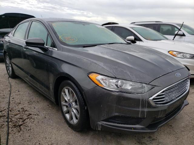 FORD FUSION SE 2017 with VIN 3FA6P0H72HR378622 - Photo from auction