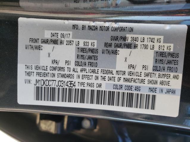 Photo 10 from auction – 2018 MAZDA CX-3 TOURI with VIN JM1DKDC77J0314354
