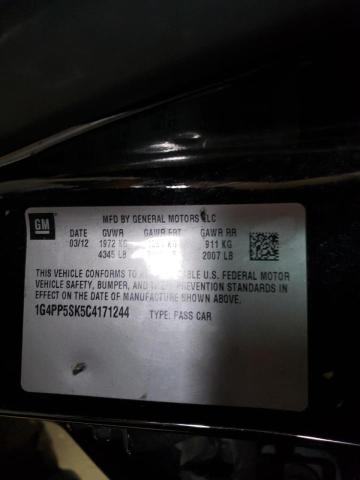 Photo 10 from auction – 2012 BUICK VERANO with VIN 1G4PP5SK5C4171244