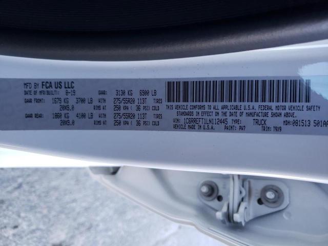 Photo 10 from auction – 2020 RAM 1500 BIG H with VIN 1C6RREFT1LN112445