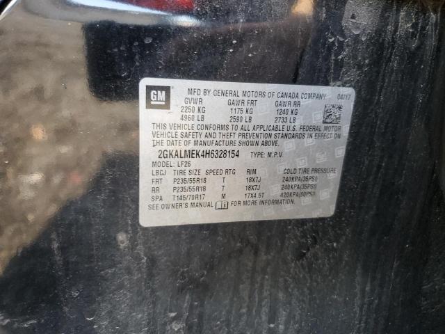 Photo 10 from auction – 2017 GMC TERRAIN SL with VIN 2GKALMEK4H6328154