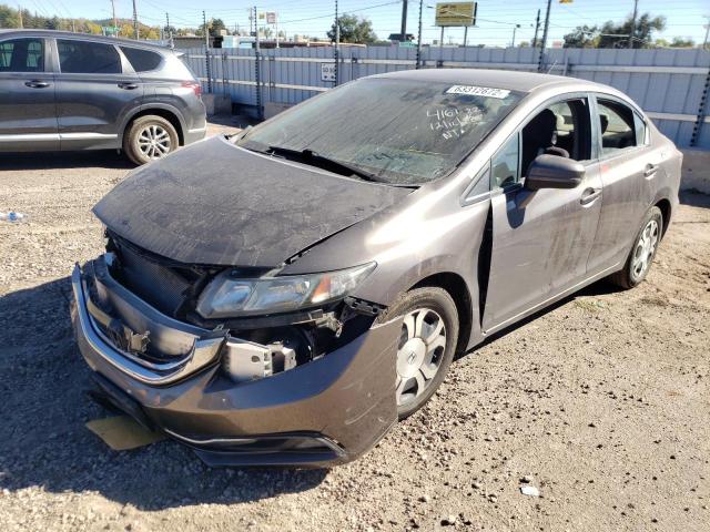 Photo 2 from auction – 2014 HONDA CIVIC HYBR with VIN 19XFB4F20EE001829