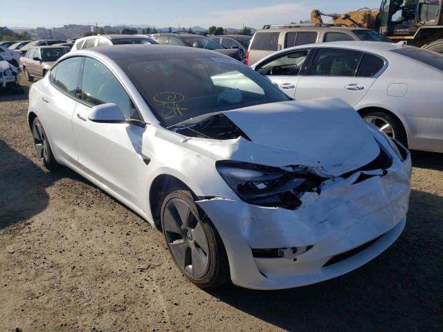 TESLA MODEL 3 2021 with VIN 5YJ3E1EA4MF021625 - Photo from auction