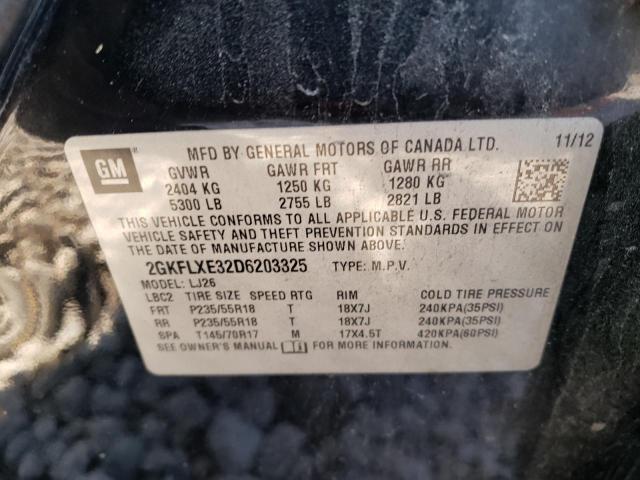 Photo 10 from auction – 2013 GMC TERRAIN SL with VIN 2GKFLXE32D6203325