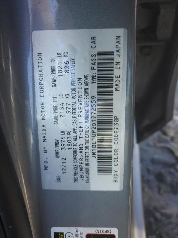 Photo 10 from auction – 2013 MAZDA 3 I with VIN JM1BL1UP2D1772559