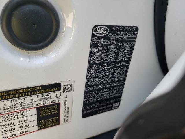 Photo 10 from auction – 2020 LAND ROVER RANGE ROVE with VIN SALYB2EX5LA260108