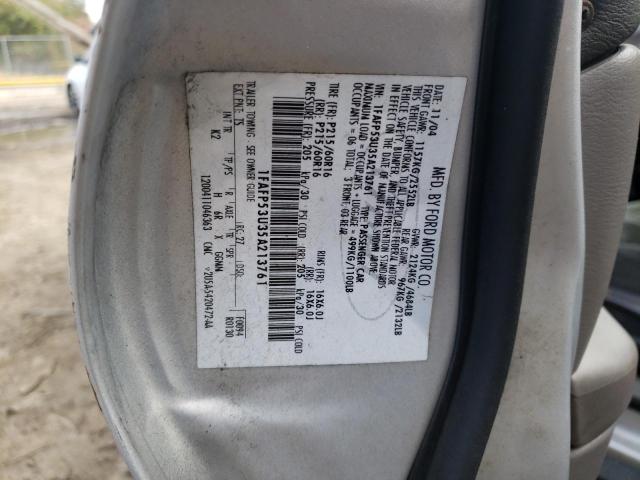 Photo 10 from auction – 2005 FORD TAURUS SE with VIN 1FAFP53U35A213761