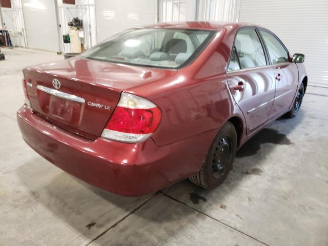 Photo 4 from auction – 2006 TOYOTA CAMRY LE with VIN 4T1BE32K46U145579