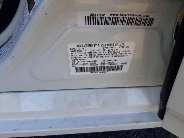 Photo 10 from auction – 2010 INFINITI G37 BASE with VIN JN1CV6AP2AM402273
