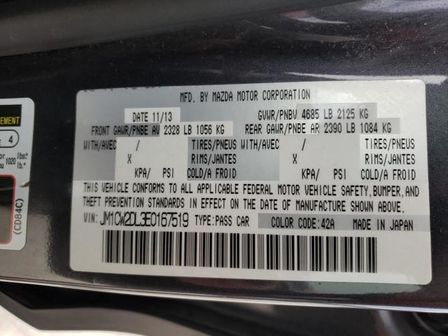 Photo 10 from auction – 2014 MAZDA 5 GRAND TO with VIN JM1CW2DL3E0167519