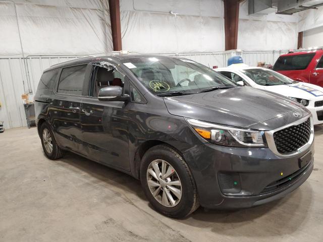 KIA SEDONA LX 2016 with VIN KNDMB5C11G6201409 - Photo from auction