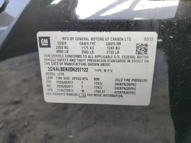 Photo 10 from auction – 2013 CHEVROLET EQUINOX LS with VIN 2GNALBEK8D6297122