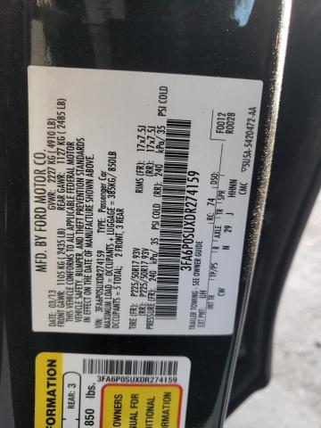 Photo 10 from auction – 2013 FORD FUSION TIT with VIN 3FA6P0SUXDR274159
