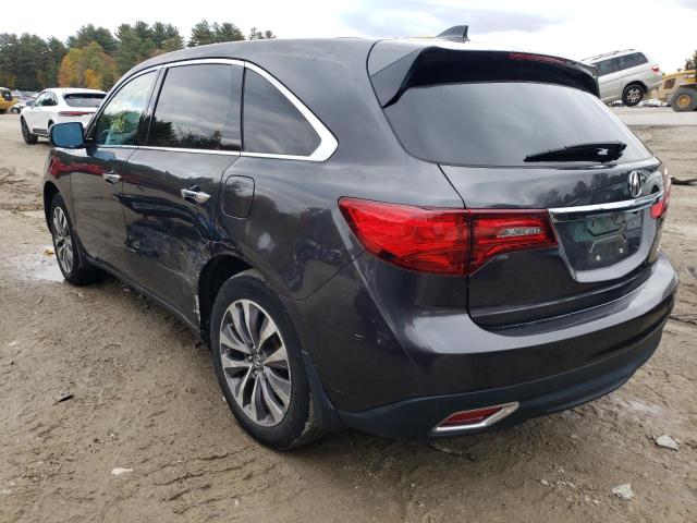 Photo 3 from auction – 2014 ACURA MDX TECHNO with VIN 5FRYD4H42EB004144