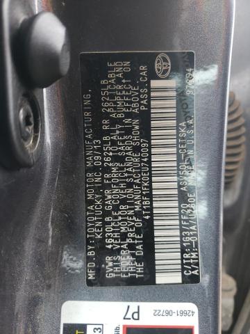 Photo 10 from auction – 2014 TOYOTA CAMRY L with VIN 4T1BF1FK0EU740097