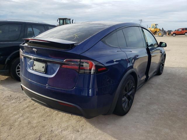 Photo 4 from auction – 2022 TESLA MODEL X with VIN 7SAXCAE52NF345767