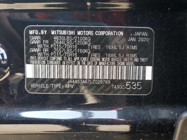 Фото 10 с аукциона – 2020 MITSUBISHI ECLIPSE CR с VIN JA4AS3AA7LZ029769