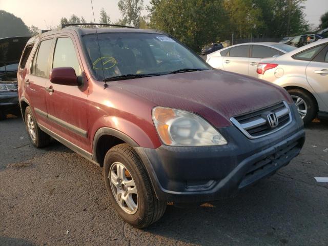 HONDA CR-V EX 2002 with VIN JHLRD78882C055427 - Photo from auction
