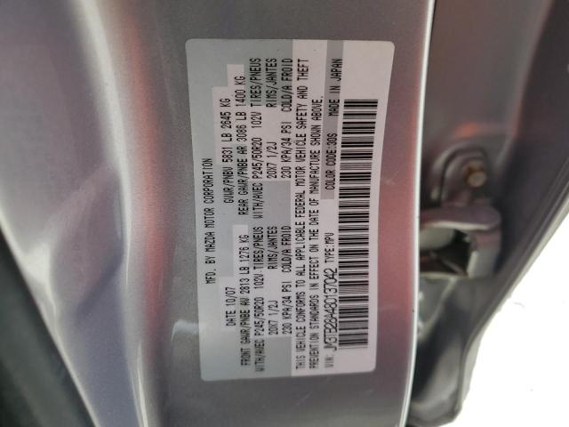 Photo 10 from auction – 2008 MAZDA CX-9 with VIN JM3TB28A480137042