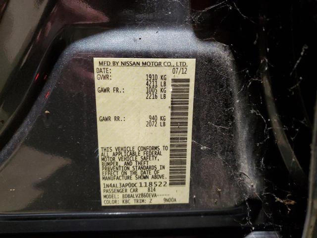 Photo 10 from auction – 2013 NISSAN ALTIMA 2.5 with VIN 1N4AL3AP0DC118522