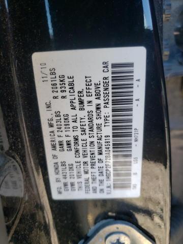 Photo 10 from auction – 2011 HONDA ACCORD EX with VIN 1HGCP2F72BA045819