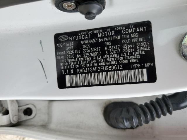 Photo 10 from auction – 2015 HYUNDAI TUCSON GLS with VIN KM8JT3AF2FU989612