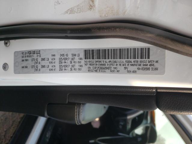 Photo 10 from auction – 2016 JEEP CHEROKEE L with VIN 1C4PJMCB6GW284872