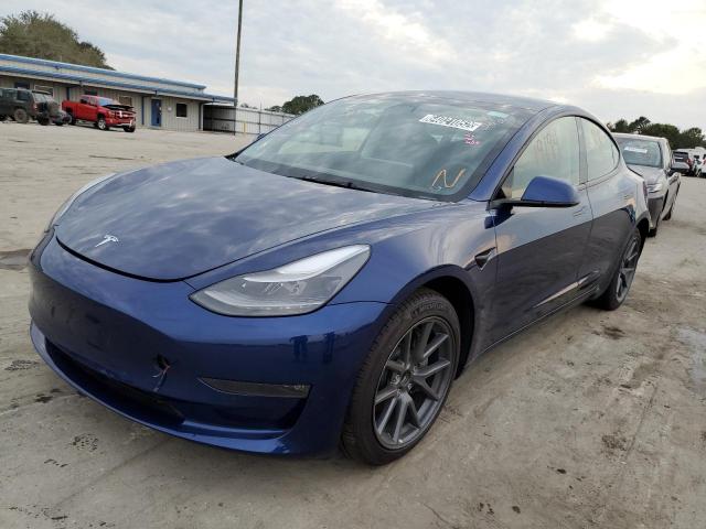 TESLA MODEL 3 2022 with VIN 5YJ3E1EA5NF188108 - Photo from auction