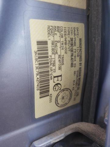Photo 10 from auction – 2009 NISSAN VERSA S with VIN 3N1BC13E79L427403