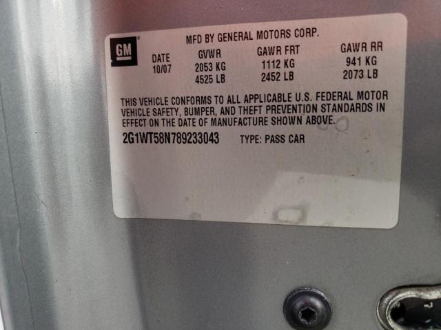 Photo 10 from auction – 2008 CHEVROLET IMPALA LT with VIN 2G1WT58N789233043