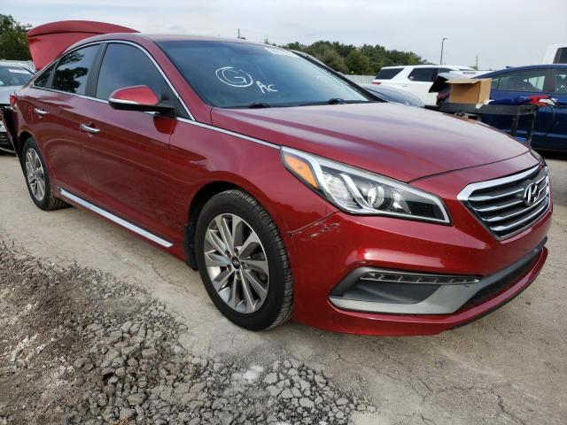 HYUNDAI SONATA SPO 2016 with VIN 5NPE34AF9GH344222 - Photo from auction