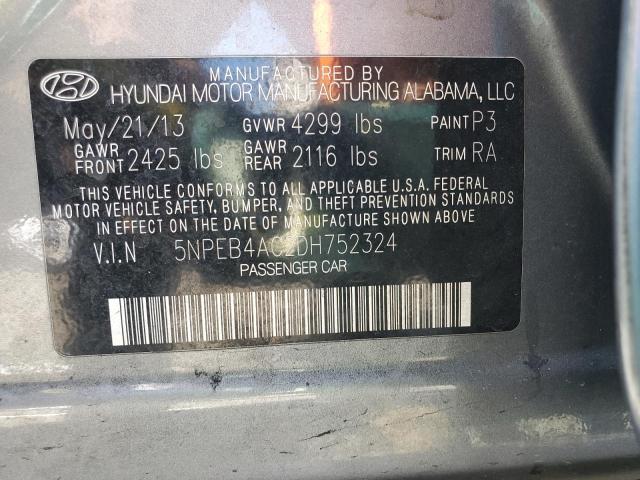 Photo 10 from auction – 2013 HYUNDAI SONATA GLS with VIN 5NPEB4AC2DH752324