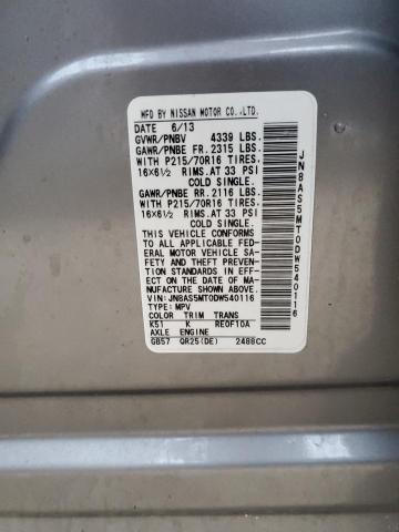 Photo 10 from auction – 2013 NISSAN ROGUE S with VIN JN8AS5MT0DW540116