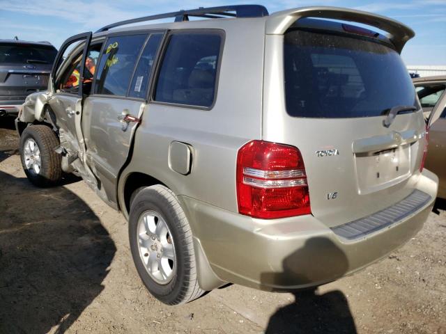 Photo 3 from auction – 2003 TOYOTA HIGHLANDER with VIN JTEGF21A230073984