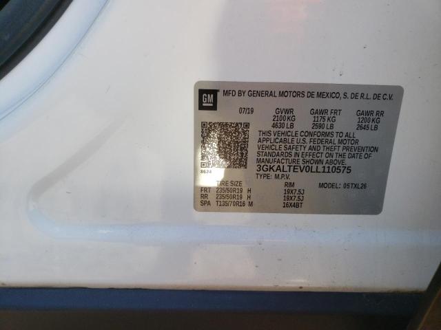 Photo 10 from auction – 2020 GMC TERRAIN SL with VIN 3GKALTEV0LL110575