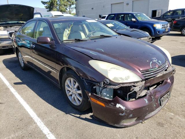 LEXUS ES 330 2004 with VIN JTHBA30G540004232 - Photo from auction