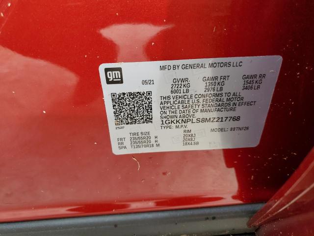 Photo 10 from auction – 2021 GMC ACADIA DEN with VIN 1GKKNPLS8MZ217768