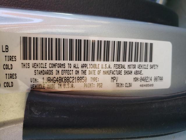 Photo 10 from auction – 2008 JEEP COMMANDER with VIN 1J8HG48K88C218850
