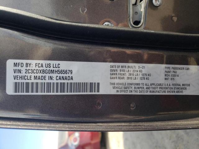 Photo 10 from auction – 2021 DODGE CHARGER SX with VIN 2C3CDXBG0MH565679