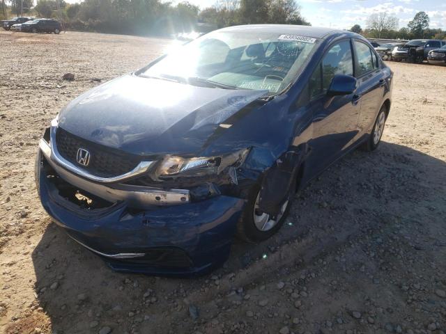 Photo 2 from auction – 2013 HONDA CIVIC LX with VIN 19XFB2F58DE220017