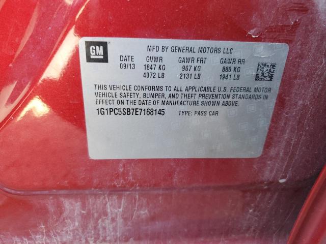 Photo 10 from auction – 2014 CHEVROLET CRUZE LT with VIN 1G1PC5SB7E7168145