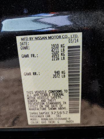 Photo 10 from auction – 2014 NISSAN ALTIMA 2.5 with VIN 1N4AL3AP5EC325652